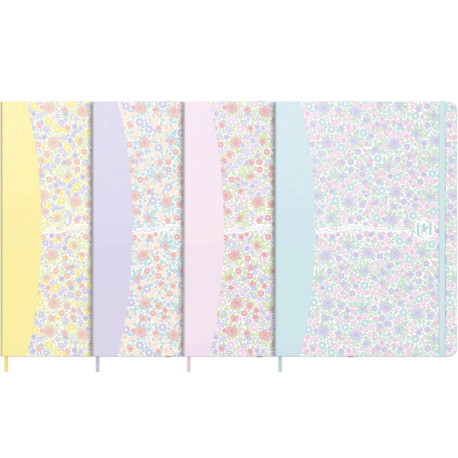 Notebook Floral A5 80 Sheets Squared, Oxford