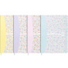 Notebook Floral A5 80 Sheets Squared, Oxford
