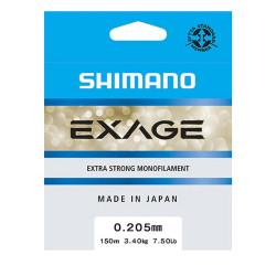 Extra Strong Monofilament Shimano Exage 0.205mm 150m