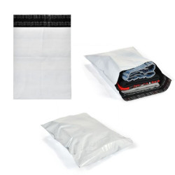 Mailer Bag Double Glue Strip White 100pcs, BNT Scandinavia