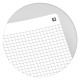 OXFORD Romance A5 Rigid Card Backboard Twin-wire Squared Notebook 60 Sheets