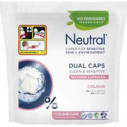 Washing Capsules for Colour Fabrics 24pcs., Neutral
