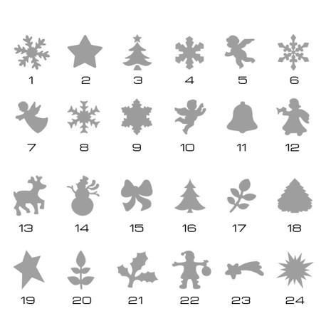 Craft Punch Xmas1.6cm, DP Craft