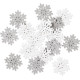 Adhesive Wooden Snowflakes 3x3cm 16pcs, DP Craft