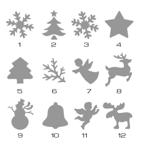 Craft Punch Xmas 2.5cm, DP Craft