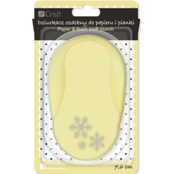 Paper and Foam Craft Punch Snowflakes 7.5cm, DP Craft