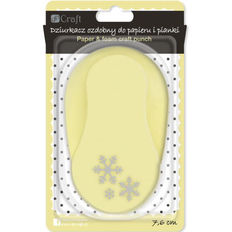 Paper and Foam Craft Punch Snowflakes 7.5cm, DP Craft