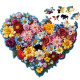 Koka puzle Floral Heart 100gab., Milliwood