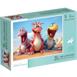 Puzzle Friendly Dinosaurs 50pcs., Milliwood