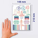 Planner Stickers 51062 Tracker & Orga, Avery Zweckform