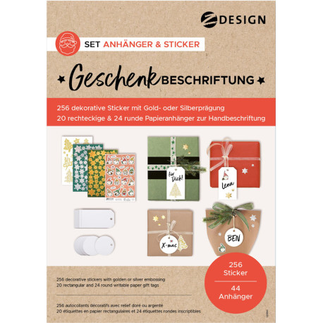Christmas Gift Tags and Stickers, Avery Zweckform
