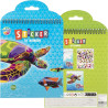 Stickers by Numbers Turtle 12 Designs 24x20cm, Creative Craft