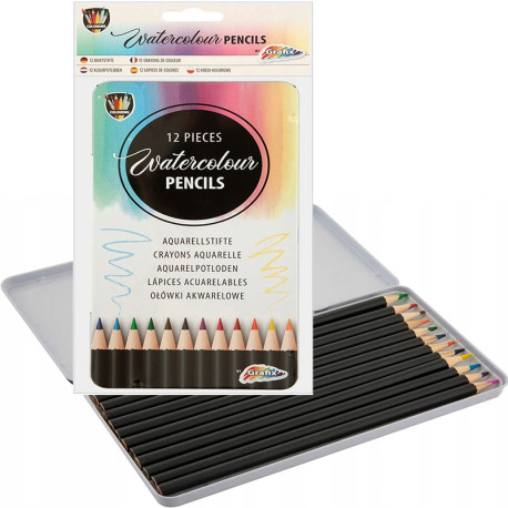 Watercolour Pencils Moxy 12pcs., Creative Craft