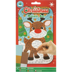Xmas Mosaic Art Reindeer A5, Creative Craft Group