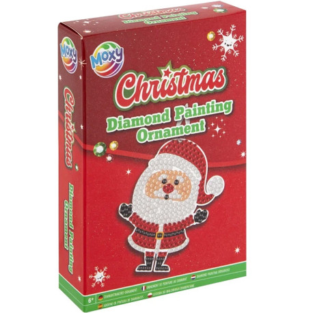 Xmas Diamond Painting Ornament Santa, Creative Craft