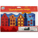 Window Decorations Houses 55x15cm, Creative Craft