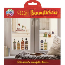 Window Stickers Santa 19.5x19.5cm 4pcs., Creative Craft