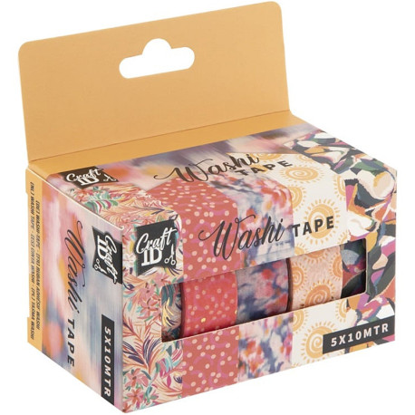 Washi Tape 1.5cmx10m 5pcs., Creative Craft
