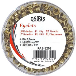 Eyelets  ⌀4.8x4.6mm 250pcs, Osiris