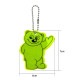 Keychain Reflector Bear, Starpak