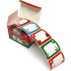 Christmas Stickers on a Roll 5x10pcs. 45x35mm, Grafix