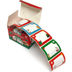 Christmas Stickers on a Roll 5x10pcs. 45x35mm, Grafix