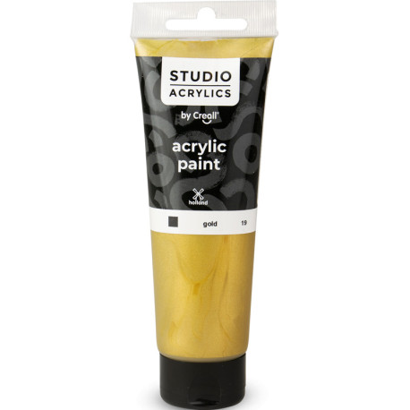 Akrila krāsas Studio Acrylics Metallic 120ml, Creall