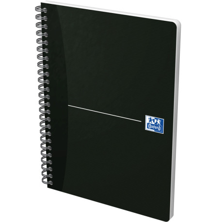 Oxford Smart Black Notebook, A5, squared