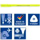 Triangular highlighter Triplus® Textsurfer® 362SB4, Staedtler