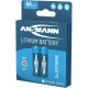 Baterijas Extreme Lithium AA 1.5V 2gab., Ansmann, Ansmann