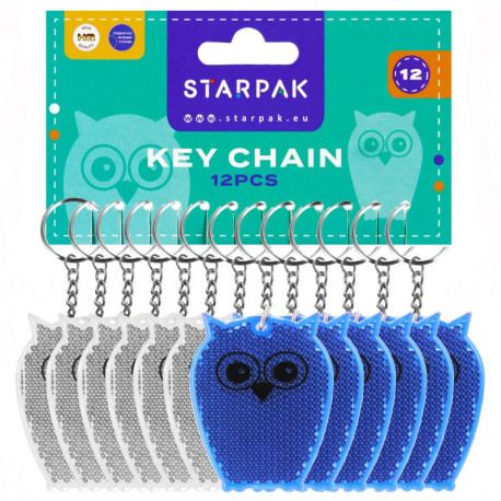 Keychain Reflector Owl, Starpak