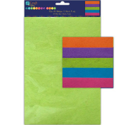 Coloured Felt A4 Brights 5pcs., DP Craft