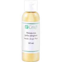 Zelta akrila krāsa 60ml, DP Craft