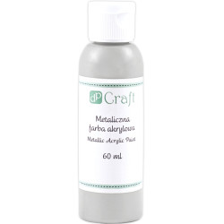 Sudraba akrila krāsa 60ml, DP Craft