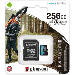 Atmiņas karte Kingston SDXC 256GB Canvas Go! Plus