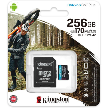 Atmiņas karte Kingston SDXC 256GB Canvas Go! Plus