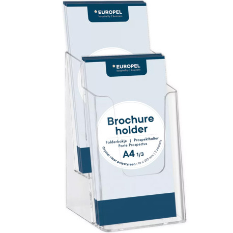 Brochure Holder 2x⅓A4, Europel