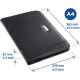 Writing Folder Excellent de Luxe A4, Rillstab