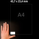 Permanent Labels No Peel™ 45,7x25,4mm, Avery Zweckform