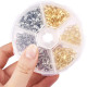 Jewelry Making Findings Kit 500pcs Silver & Gold, DP Craft
