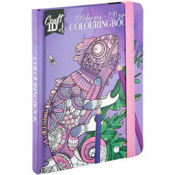 Colouring Book Animals A6 100 Designs, ID Craft