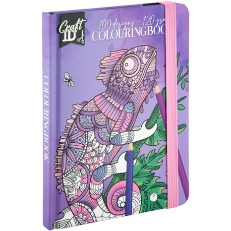 Colouring Book Animals A6 100 Designs, ID Craft