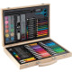 Art Set in Wooden Box 86pcs., Creative Craft