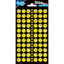 Stickers Fun Faces 88pcs., TM Essentials