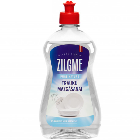 Dishwasher Liquid Zilgme Pure Nature 450ml, Spodrība