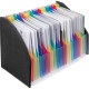 Expanding Magazine Holder A4 6–56cm Colorful Compartments, Veloflex