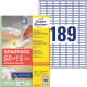 Multipurpose Removable Labels 25.4x10mm, Avery Zweckform