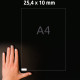 Multipurpose Removable Labels 25.4x10mm, Avery Zweckform