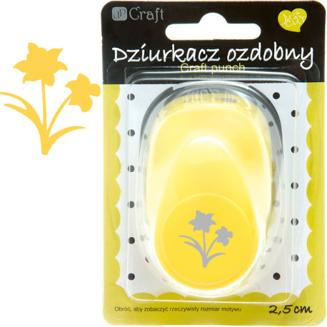 Motif Punch Daffodil 2.5cm, DP Craft