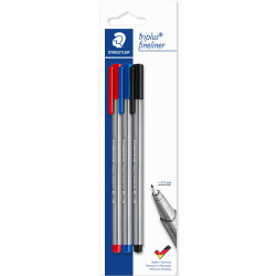 Triplus® Fineliner 3pcs., Staedtler